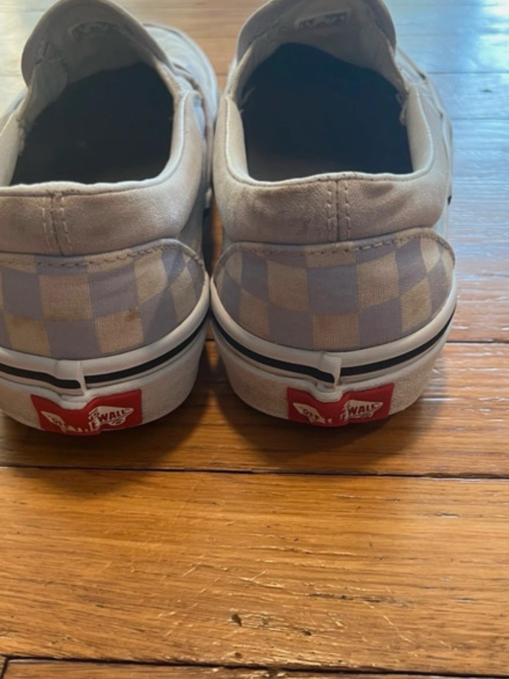 Vans Slip-On Checkerboard Sneakers - Light purple & Cream - Picture 4 of 11
